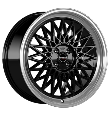 Borbet B Black Rim Polished Alloy Wheel Product Image #2