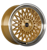 Borbet B Gold Rim Polished Wheel Img 2