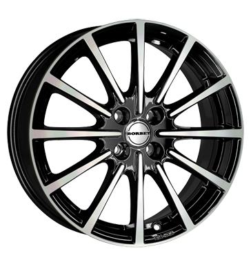 Borbet BL4 Black Polished Alloy Wheel Product Image #2