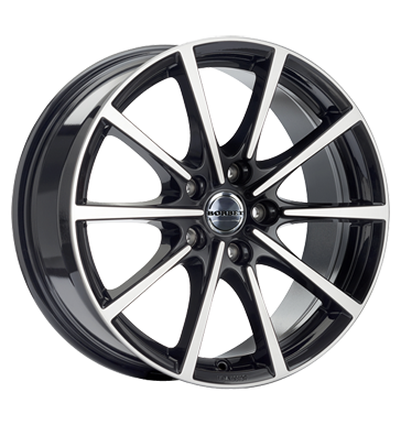 Borbet BL5 Black Polished Alloy Wheel Product Image #2