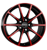 Borbet BL5 Black Red Glossy Wheel Img 2