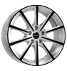 Borbet BL5 Silver Black Glossy Wheel Img 1