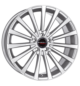 Borbet BLX Brilliant Silver Alloy Wheel for Kia Carens FG - Sizes 19in