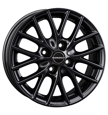 Borbet BS4 Matt Black Alloy Wheel Product Image #1