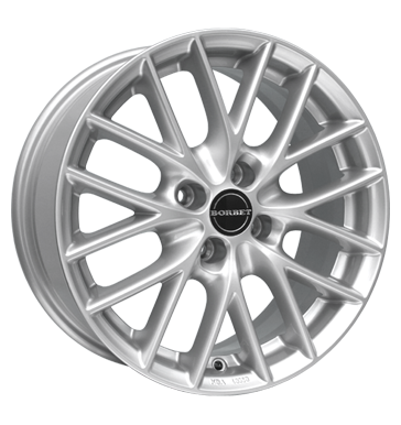 Borbet BS4 Brilliant Silver Alloy Wheel Product Image #2