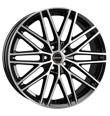 Borbet BS5 Black Glossy Polished Alloy Wheel Product Image #1