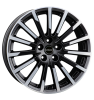Borbet BX 15 Matt Black Polished Wheel Img 1
