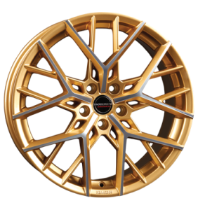 Gold Borbet BY alloy wheel