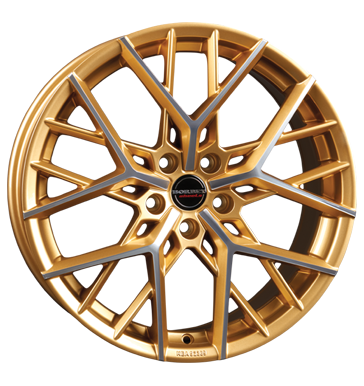 Borbet BY Gold Polished Glossy Alloy Wheel Product Image #1