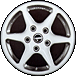 Borbet C Silver Painted Alloy Wheel Product Image #1