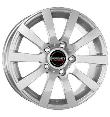 Borbet C2C Brilliant Silver Alloy Wheel Product Image #2