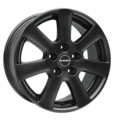 Borbet CA Matt Black Alloy Wheel Product Image #1