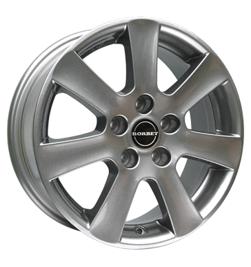 Borbet CA Metalic Grey Alloy Wheel Product Image #1