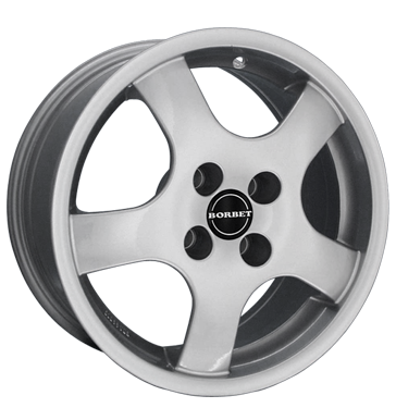 Borbet CB Crystal Silver Alloy Wheel Product Image #1