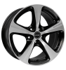 Borbet CC Black Split Brushed Wheel Img 1