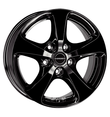 Borbet CC Glossy Black Alloy Wheel Product Image #2