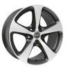 Borbet CC Matt Black Polished Wheel Img 2