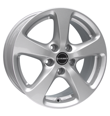 Borbet CC Crystal Silver Alloy Wheel Product Image #2
