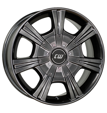 Borbet CH Mistral Anthracite Glossy Alloy Wheel Product Image #2