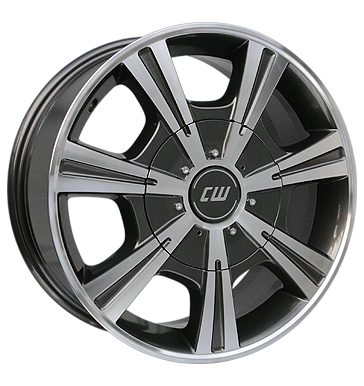 Borbet CH Mistral Anthracite Polished Alloy Wheel Product Image #2