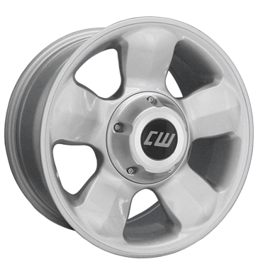 Borbet CV Crystal Silver Rim Lip Polished Alloy Wheel Product Image #1