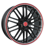 Borbet CW2 Black Red Line Wheel Img 2