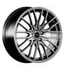 Borbet CW4 Matt Black Polished Wheel Img 2