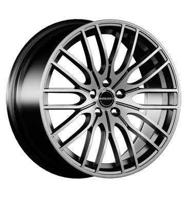 Borbet CW4 Matt Black Polished Alloy Wheel Product Image #2