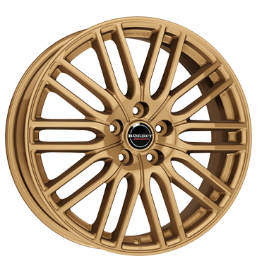 Borbet CW4 Matt Gold Alloy Wheel Product Image #1