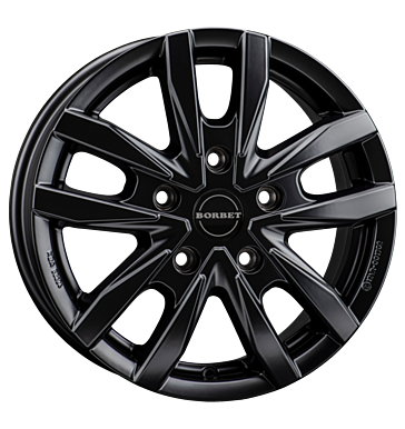 Borbet CW5 Matt Black Alloy Wheel Product Image #2
