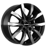 Borbet CW5 Matt Black Polished Wheel Img 2