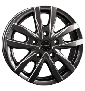 18" Borbet CW5 Mistral Anthracite Glossy alloy wheel