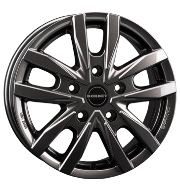 Borbet CW5 Mistral Anthracite Glossy Alloy Wheel Product Image #2
