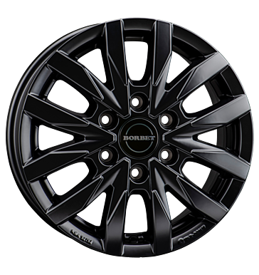 Borbet CW6 Matt Black Alloy Wheel Product Image #1