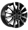 Borbet CW6 Matt Black Polished Wheel Img 2