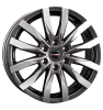 Borbet CW6 Mistral Anthracite Glossy Polished Wheel Img 2
