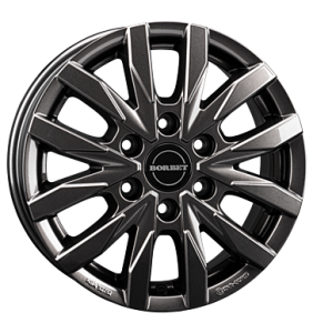 Borbet CW6 Mistral Anthracite Glossy Alloy Wheel for VW Crafter 2EK... - Sizes 16in, 18in
