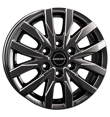 Borbet CW6 Mistral Anthracite Glossy Alloy Wheel Product Image #2