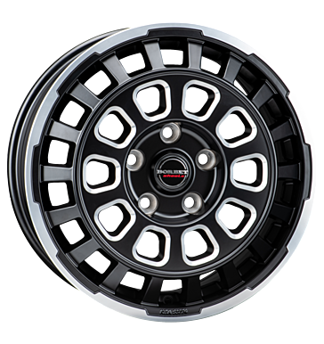 Borbet CW7 black rim window polished matt Alloy Wheel Product Image #1