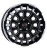 Borbet CW7 Black Rim Polished Glossy Wheel Img 2