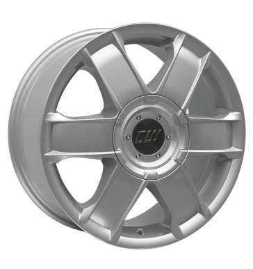Borbet CWA Crystal Silver Alloy Wheel Product Image #1