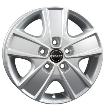Borbet CWG Crystal Silver Alloy Wheel Product Image #1