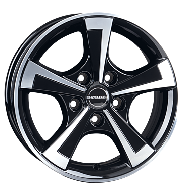 Borbet CWT Black Glossy Polished Alloy Wheel Product Image #2