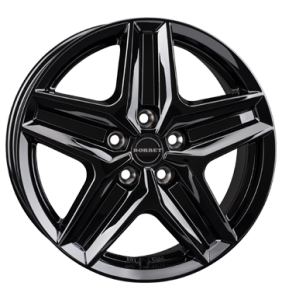 18" Borbet CWZ Glossy Black alloy wheel