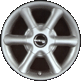 Borbet D Silver Painted Alloy Wheel Product Image #1