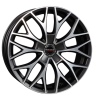 Borbet DY Matt Dark Grey Polished Wheel Img 2