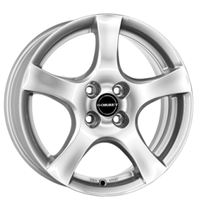 Borbet F Brilliant Silver Alloy Wheel for Citroën C4 Picasso U*... - Sizes 16in