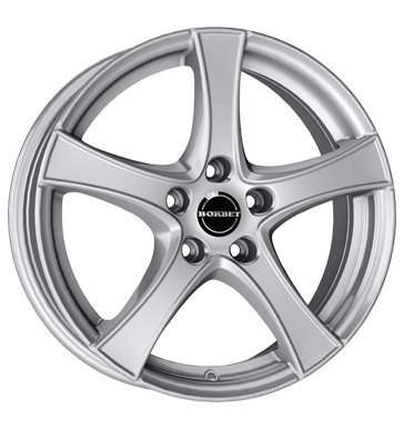 Borbet F2 Brilliant Silver Alloy Wheel Product Image #2