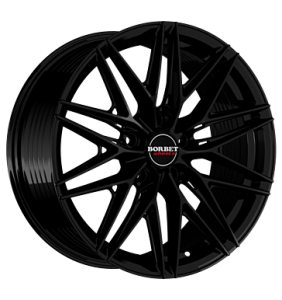 18" Borbet FB1 Glossy Black alloy wheel