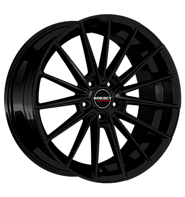 Borbet FB2 DC Glossy Black Alloy Wheel Product Image #2